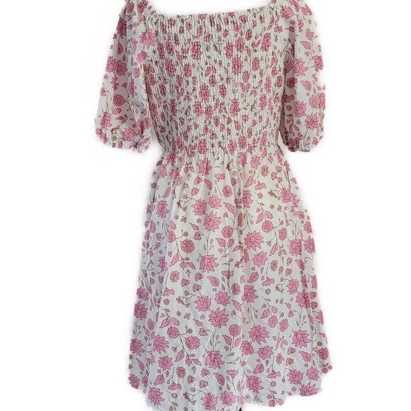 Floral Smocked Summer dress - size S - Picture 3 of 5